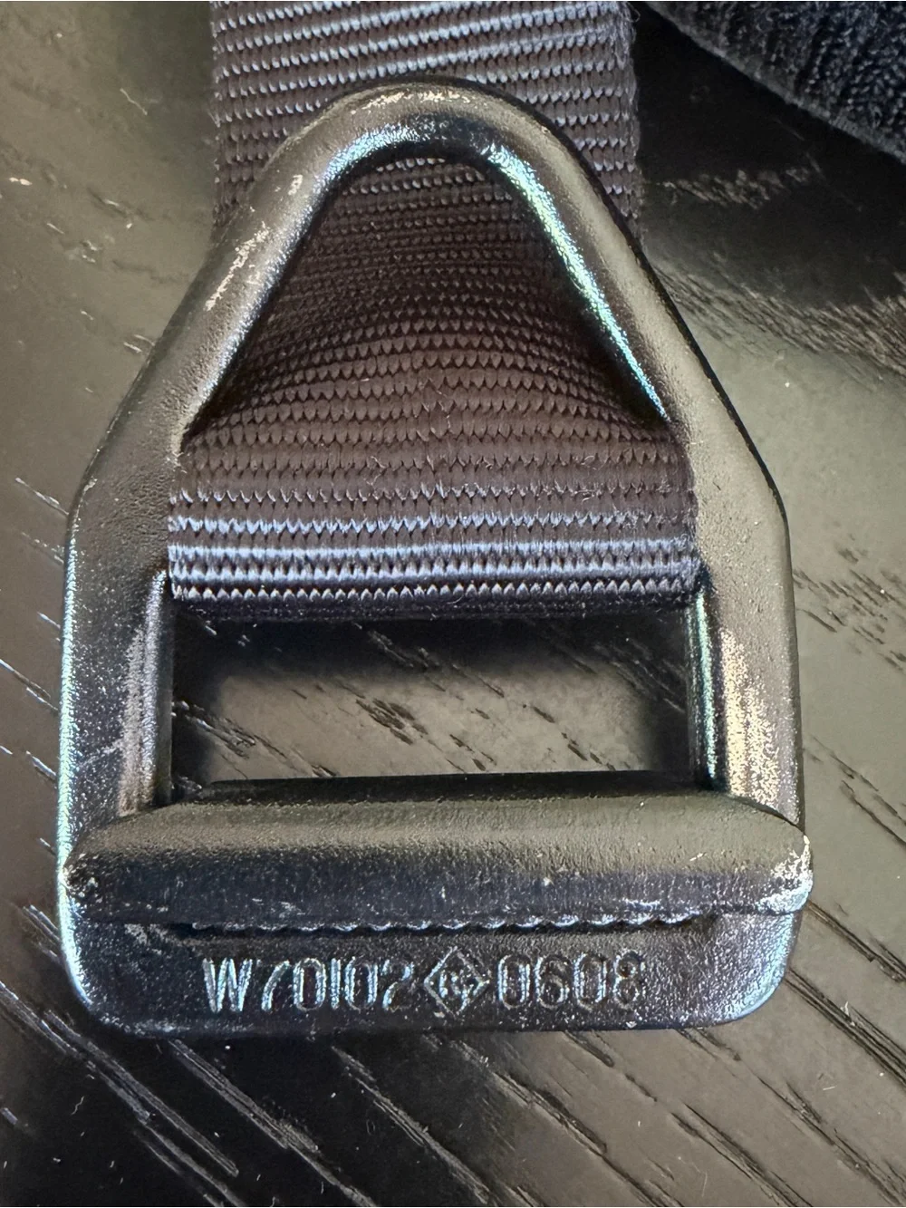 The Wilderness Tactical Original Instructor Belt Black Size 38 EDC CCW 5-Stitch